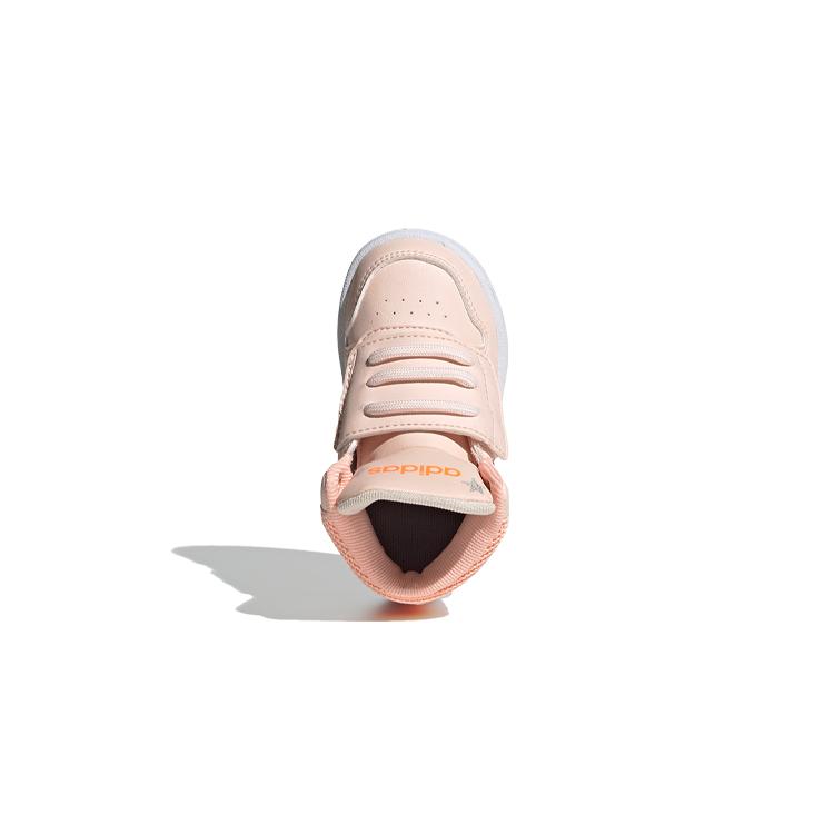 adidas Neo Hoops 2.0 Mid I Нескользящие Нескользящие Средние Детские Кроссовки Розовый Белый Младенец И Малыш FW4924
