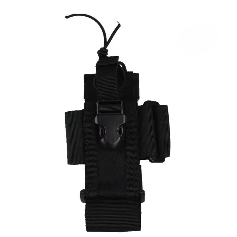 Tactical Walkie Talkie Holder Bag Molle Radio Pouch Nylon Waist Pack Pocket Pendant Pouch Hunting Accessories 5
