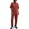 Nike Wool Classic Solid Color Round Neck Drop Shoulder Short Sleeve T-Shirt Unisex Tops FV4889-641