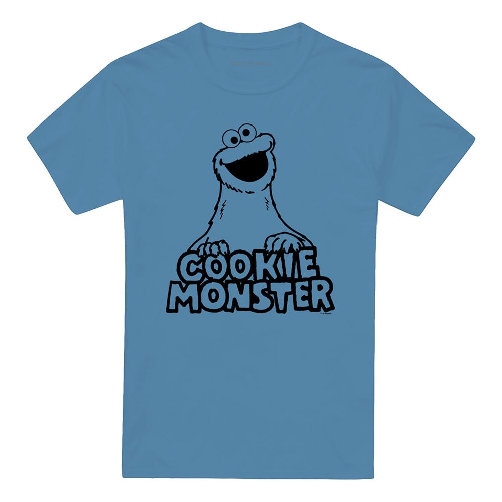 Sesame Street Unisex Adult Cookie Monster Vintage T-Shirt