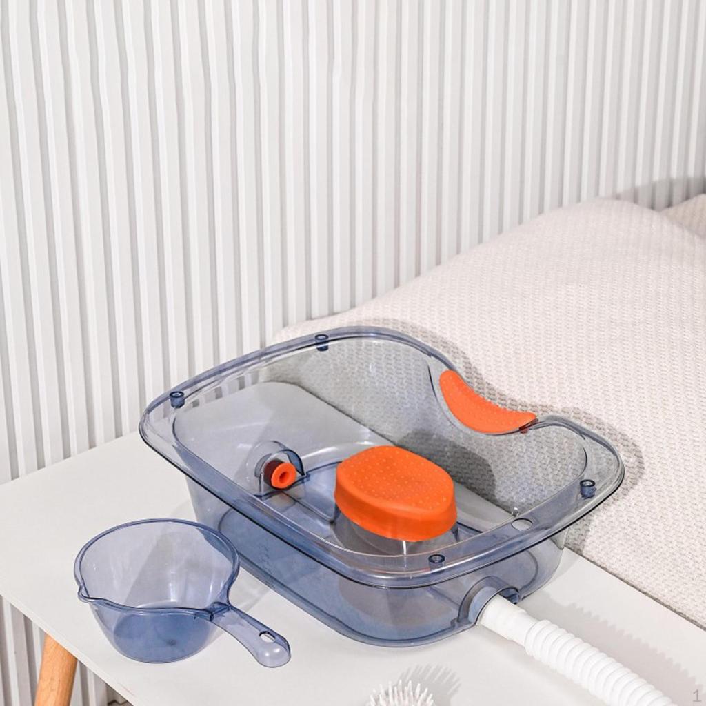 Hair Washing Basin Shampoo Bowl Daily Living Aids Sink Attachment Tray for At Home