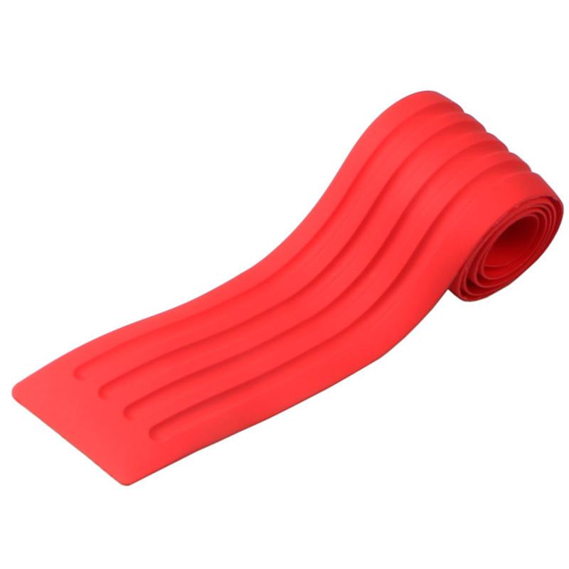 Универсальная защитная пластина на порог багажника автомобиля, резиновые накладки на задний бампер, резиновая полоска против царапин и столкновений 104*9 см