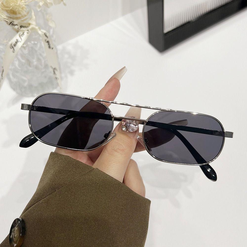 Защита от ультрафиолета, прямоугольные солнцезащитные очки, очки в стиле хип-хоп 90-х, ретро-очки для женщин и мужчин