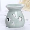 Beautifully Craft Ceramic Incenses Holder Featurings Star And Moon Essential Oil Burners Perfect For Meditations