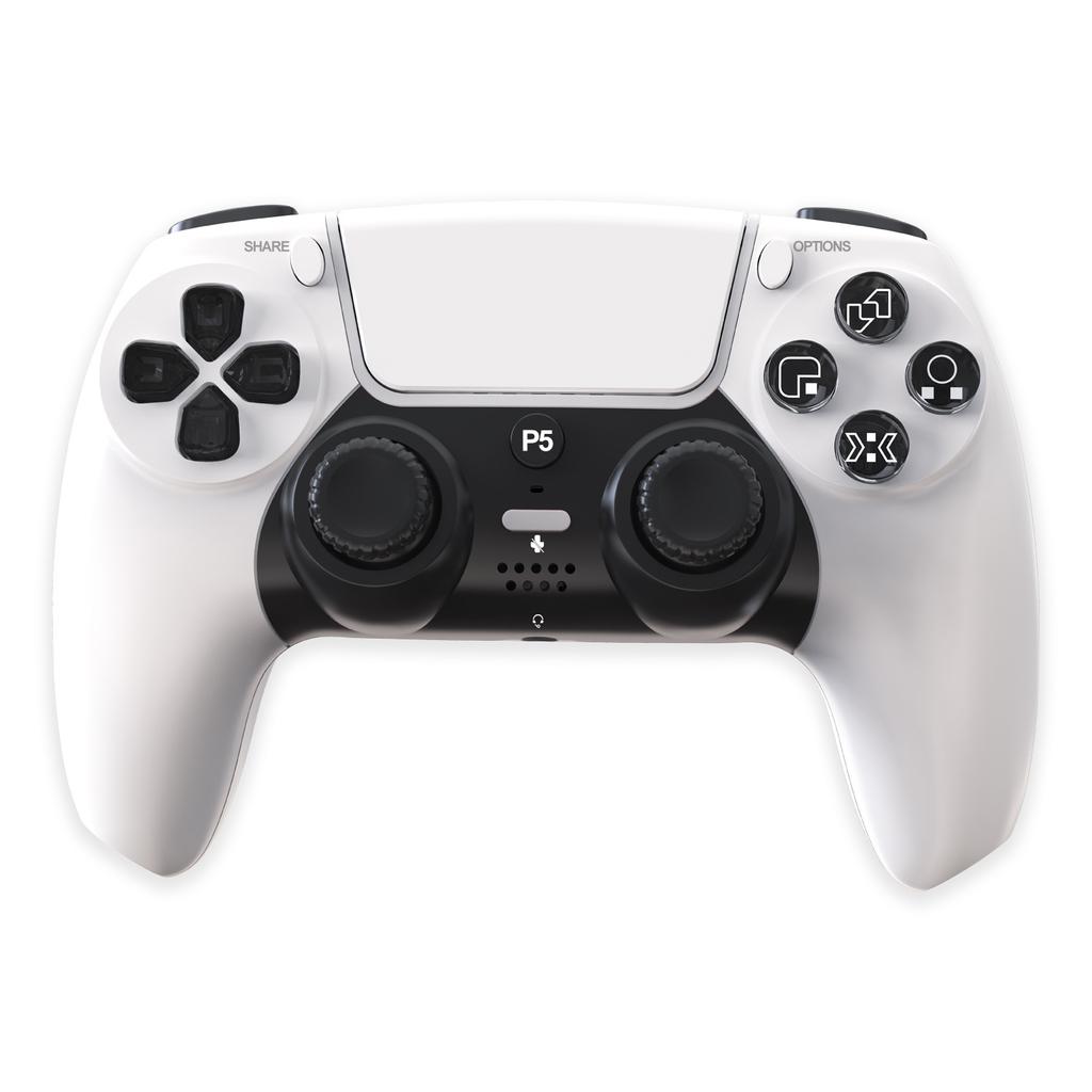 Controller for PS5 Six-Axis Motion Vibration Gamepad Turbo Continuous Vibration Dual Motors Wireless Controller for PS5 Console