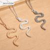Accessories Snake Necklace Personality Fashion Retro Snake Element Alloy Pendant Sweater Chain