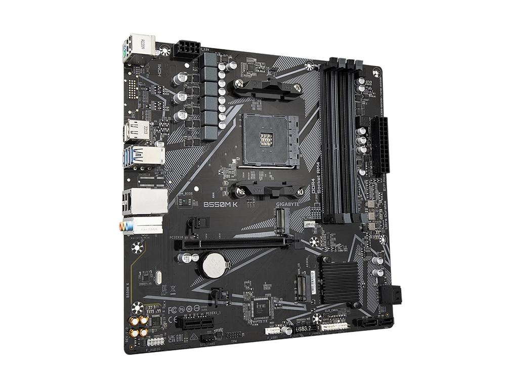 Материнская плата GIGABYTE B550M K MicroATX [Чипсет AMD B550] MB6135
