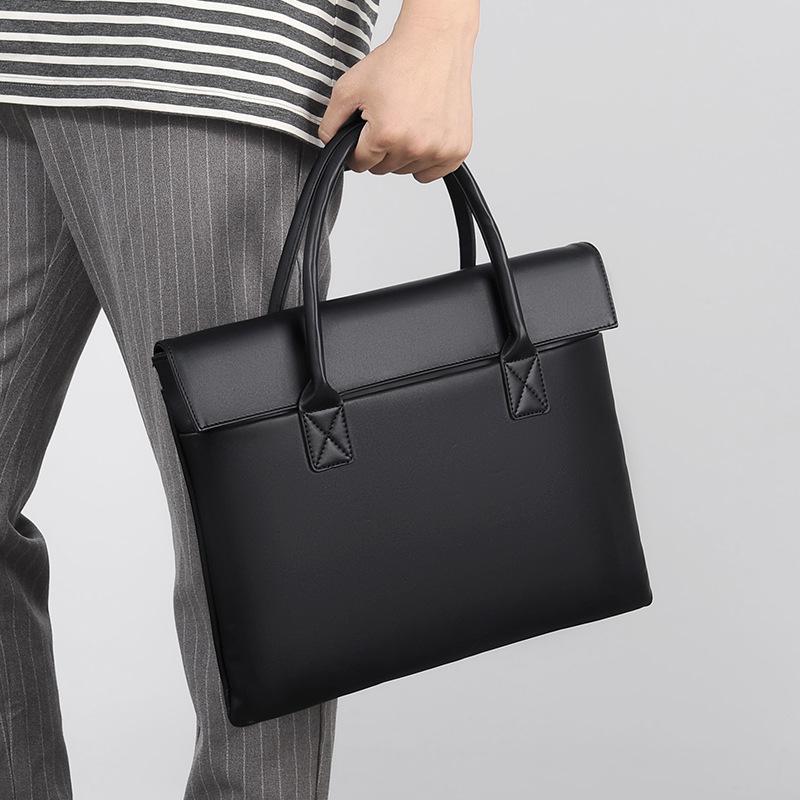 TS JYL laptop bag,Women PU Handbag Large A4 Document Business Laptop Bag