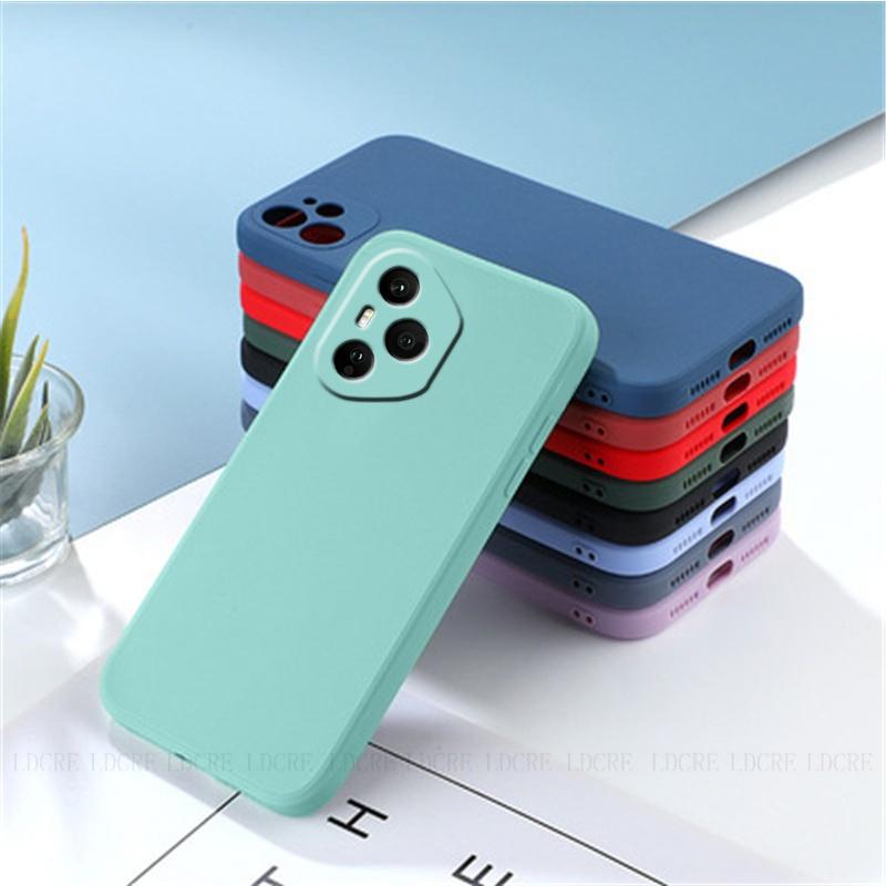For Honor 400 Pro Case Cover Huawei Honor 400 Pro Capas Original Liquid Silicone Shockproof Soft TPU Case Honor 400 Pro Fundas