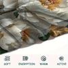 Фланелевое одеяло с цветочным принтом, Высококачественное, Удобное для всех сезонов, Домашний декор, Тепло и уют, Идеально для рождественских подарков
