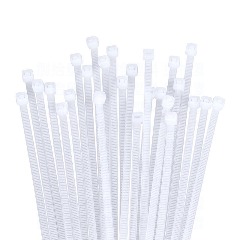 Nylon Cable Ties, Self-Locking, 3x120mm & 4x120mm, Black & White