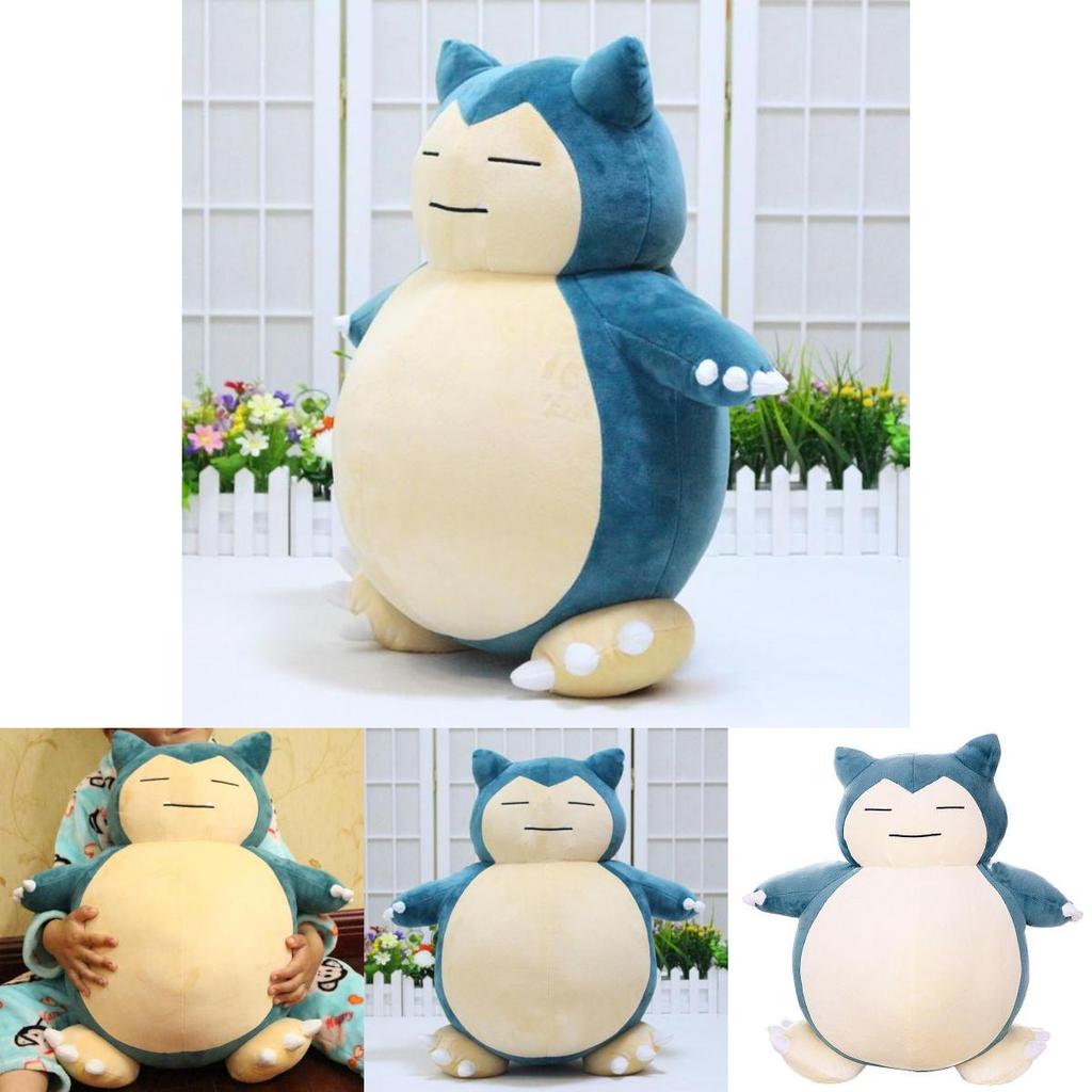 Big Jumbo Pokemon Snorlax Plushie 12" Soft And Adorable Kabigon Pillow Cushion