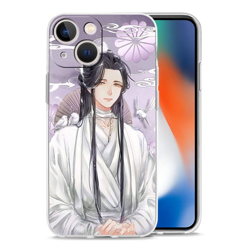 TGCF Heaven Official’s Blessing Luxury Transparent Phone Case For iPhone 15 16 14 13 12 11 Pro Max XS X XR 7 8 Plus Clear Cover
