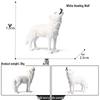 Cross-border Children's Solid Yellow Wolf & Gray Wolf Pup Ornamental Toys