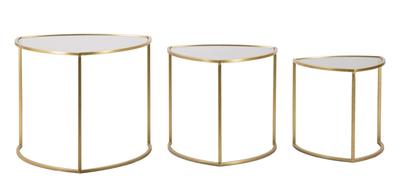 Кофейный столик Треугольный набор 3 шт. См Ø 60x50-50x45-40x40