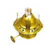Керосиновая лампа L555 Retro Lotus с металлическим регулятором, стеклянным абажуром и фитилем