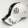 Fashion Hat Men's Korean Cap Trendy Hip Hop Hat Young Women's Versatile Sun Hat Trendy Street Black and White Baseball Cap