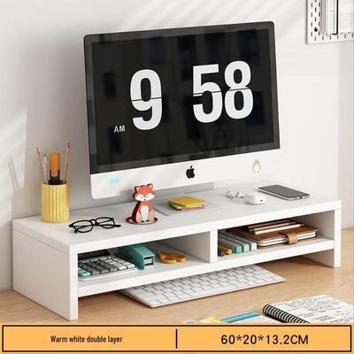Двухъярусная деревянная подставка для монитора Lilang с местом для хранения