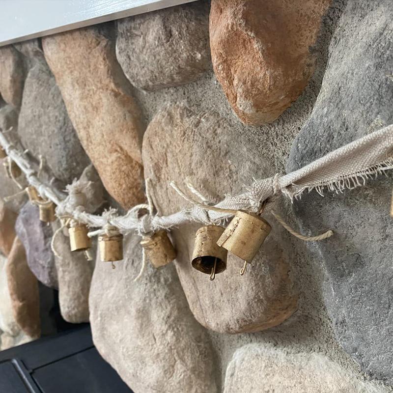 Christmas Pop-Up Cowbells Wind Chimes Metal Mixed Set Crafts Old-Fashioned Variety