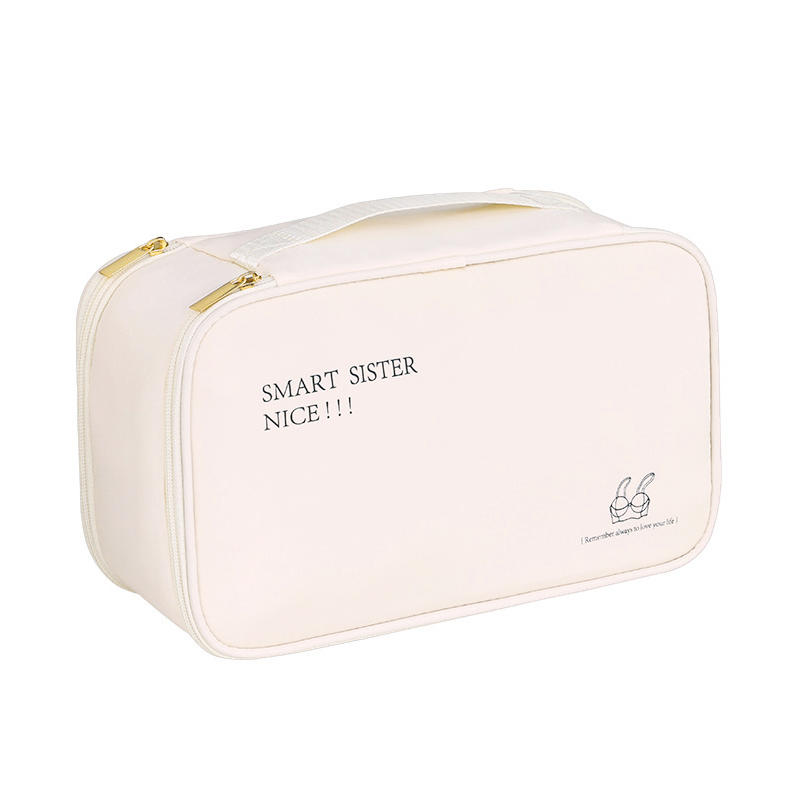 Двухслойная дорожная сумка для хранения вещей для деловых поездок, переносное нижнее белье, носки, большая вместительная сумка-органайзер