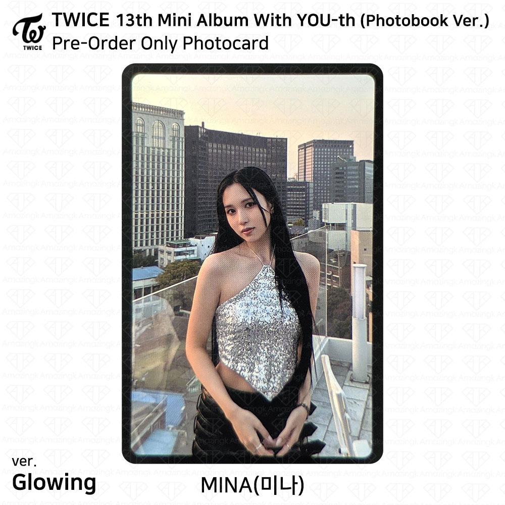 Twice 13-й мини-альбом с молодежной фотокарточкой YOU-th, постером, пленкой, стикером Mina KPOP K-POP