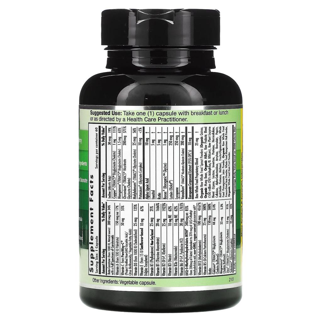 Emerald Laboratories, Coenzymated Women's One-Daily Multi, 60 Veggie Capsules