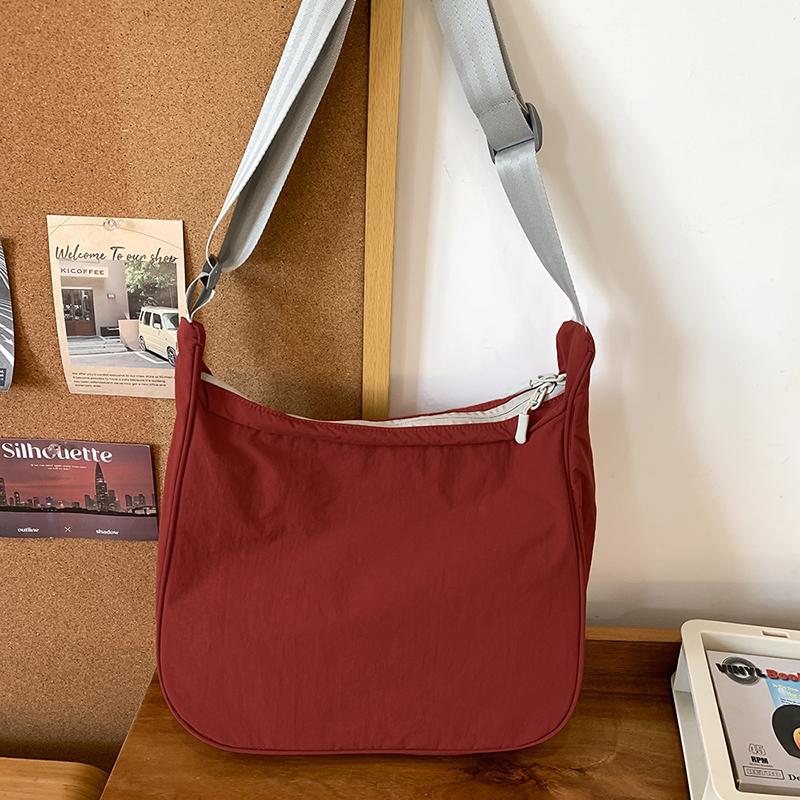 Однотонная большая вместительная сумка через плечо женская сумка через плечо мужская сумка-тоут для поездок на работу