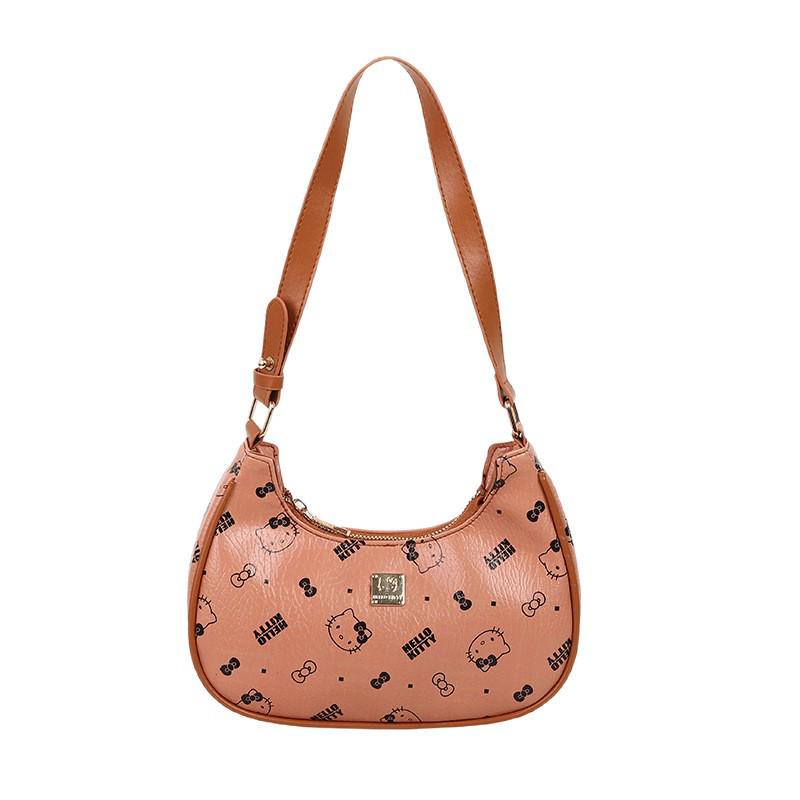 Korean Style Versatile Women's Shoulder Bag - Autumn/Winter Fashion Dumpling Print Bag