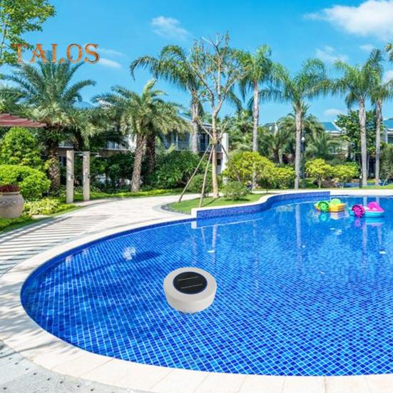 Солнечный очиститель воды, очиститель бассейна на солнечной энергии, плавающий очиститель воды с 2 медными элементами для пресноводных бассейнов с соленой водой, спа