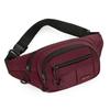 Outdoor Waist Bag Waterproof Bum Bag Running Jogging Belt Pouch Zip Fanny Pack Oxford Cloth Mobile Phone Chest Bag