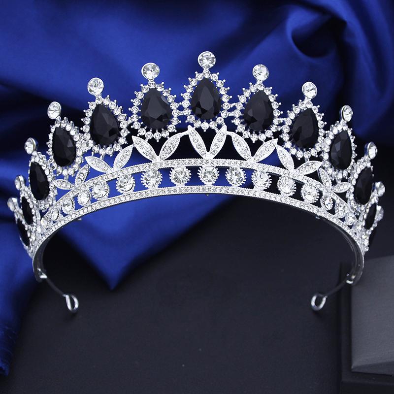 Винтажная корона-капля для королевы, свадебная, для выпускного бала, украшение для волос, тиары для невесты, косплей, аксессуары для головы