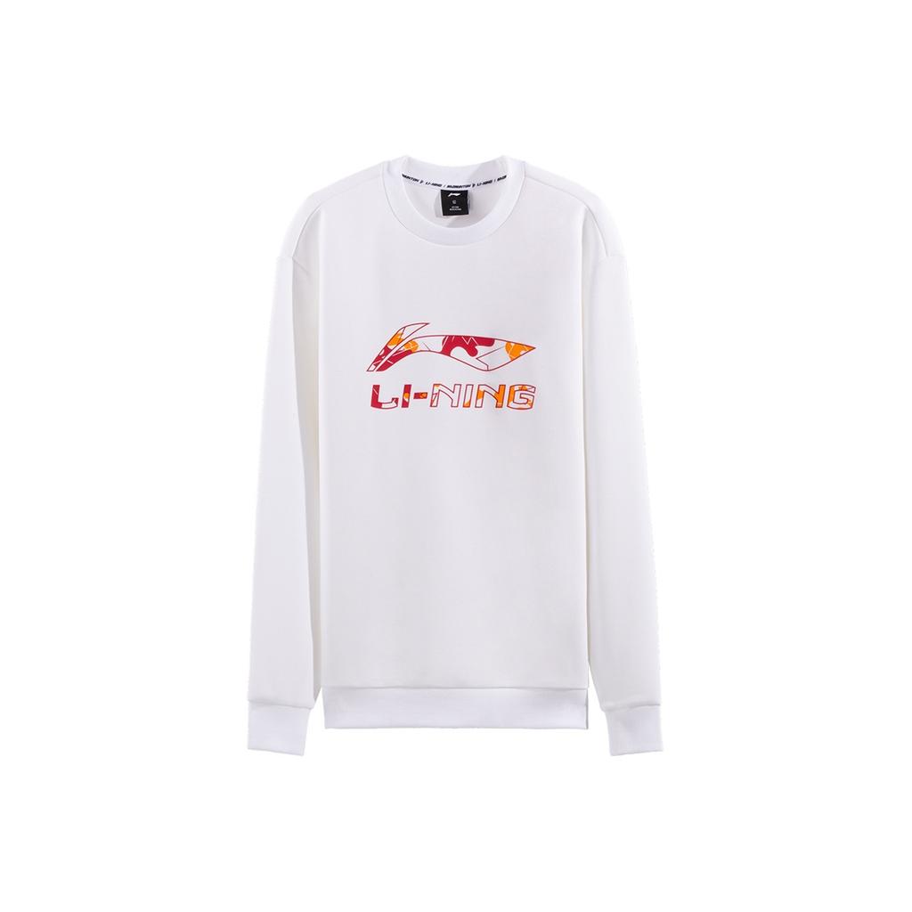 Li-Ning Повседневный Простой С Круглым Вырезом Буквенный Универсальный Принтованный Свободный Удобный Свитшот Унисекс свитшот AWDVG89-2