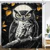 Halloween Shower Curtain Horrible skulls and crows Bathroom Curtain All Saints Day Bathtub Curtain for home Decor Curtain