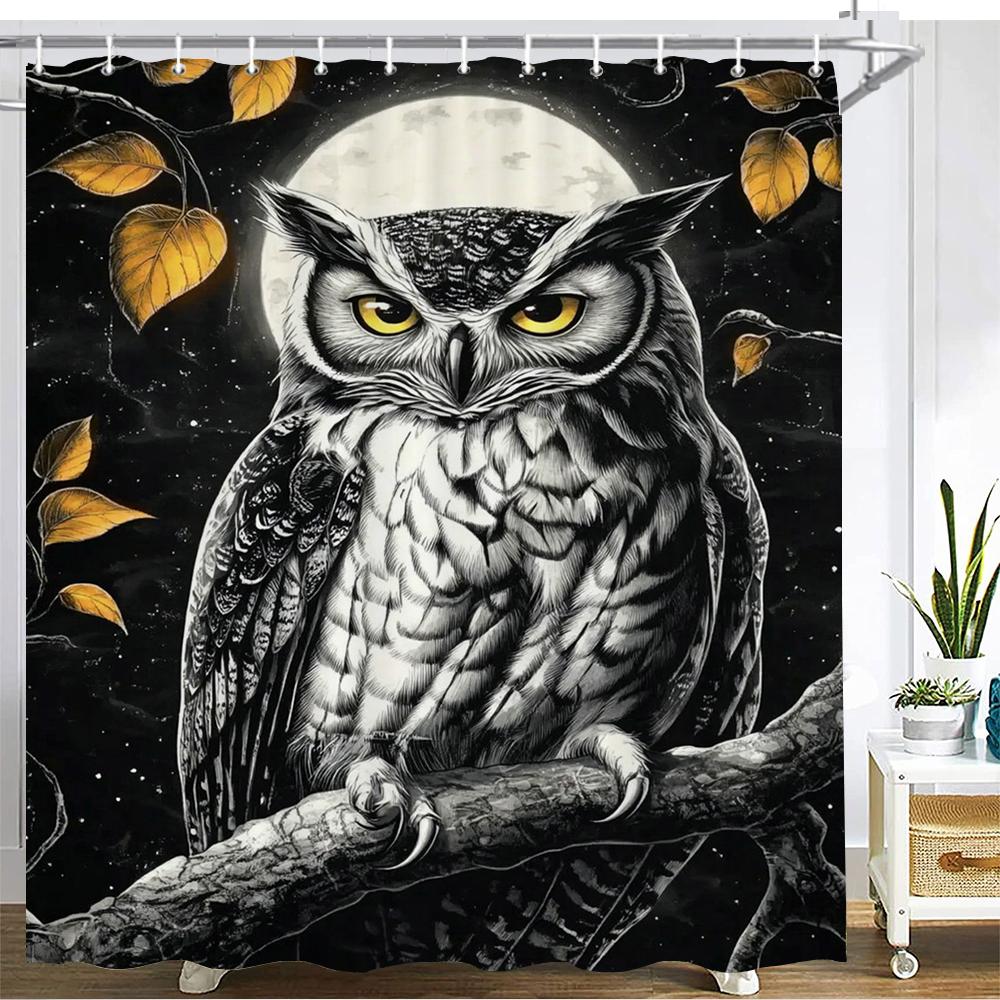 Halloween Shower Curtain Horrible skulls and crows Bathroom Curtain All Saints Day Bathtub Curtain for home Decor Curtain