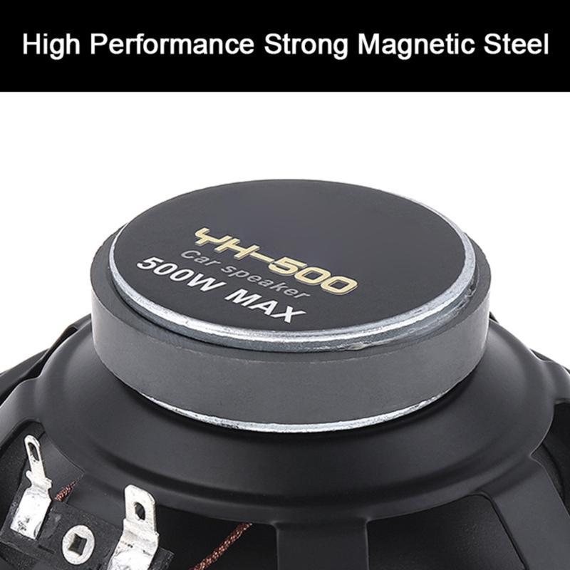 5-дюймовый универсальный автомобильный HiFi коаксиальный стереодинамик 500 Вт дверной широкополосный динамик