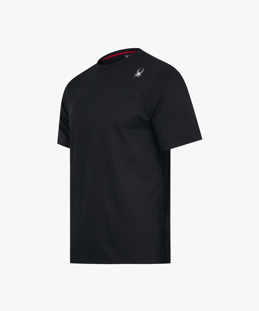 SPYDER Men'S Back Letter Short Sleeve T-Shirt Spkmcnrs301Mblk