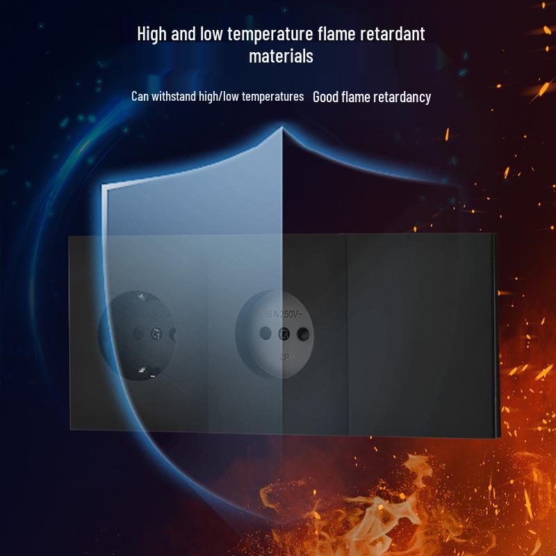WESA Flame Retardant 16A European Standard Household Switch Socket