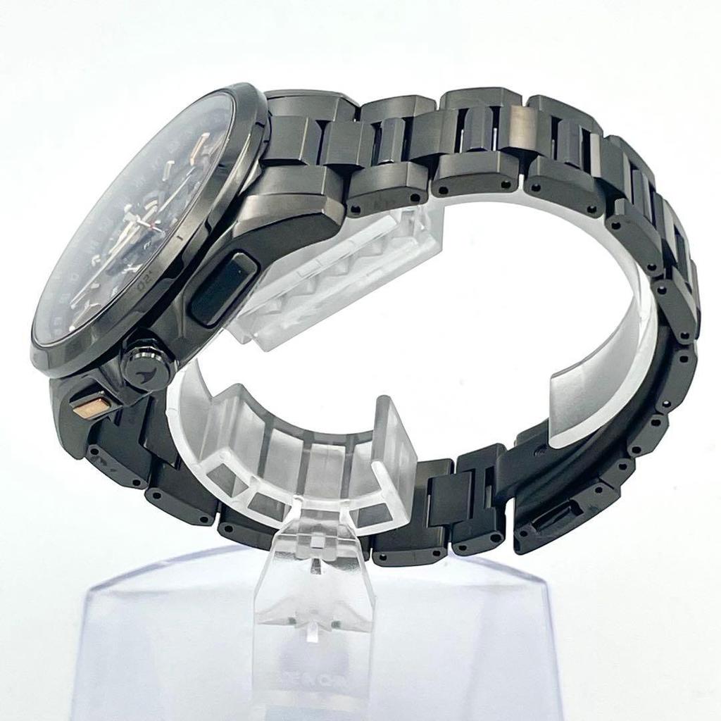 Used Excellent Condition Oceanus Manta Radio Solar Titanium Watch OCW-G1000B