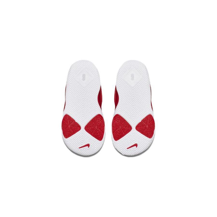 Nike Kyrie 3 Удобные Универсальные Нескользящие Амортизирующие Прочные Поддерживающие Легкие Полувысокие Кроссовки для Ходьбы Детская Обувь Красно-Белые 869984-601