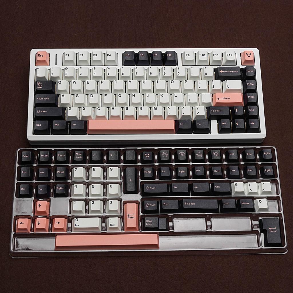 Пятисторонние многоязычные PBT кейкапы для клавиатуры Olivia с сублимационной печатью (Цанцзе, Арабский, Корейский, Немецкий, Французский, Испанский, Русский) GMK Реплика