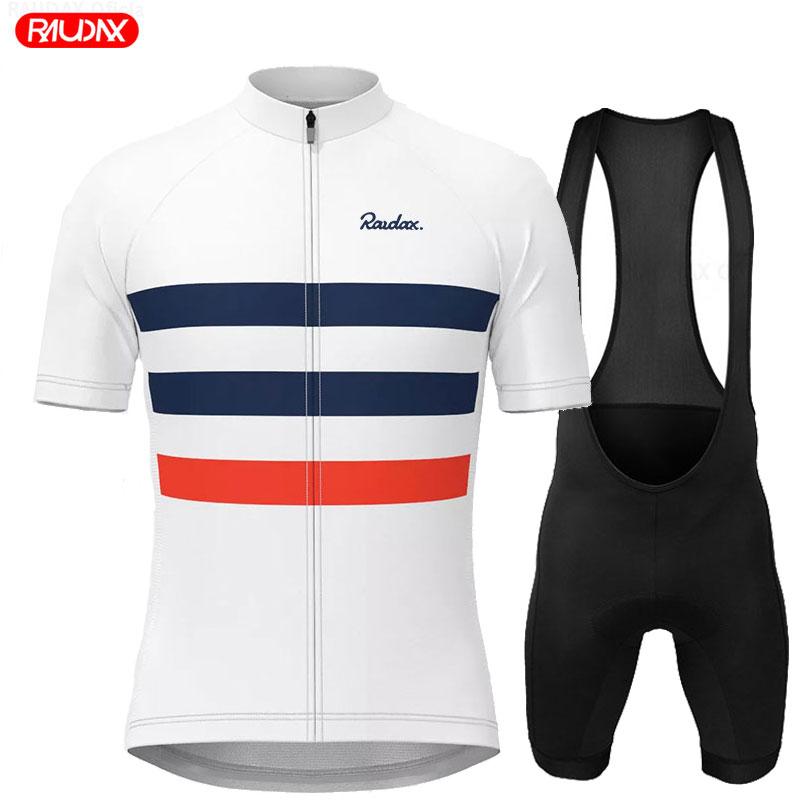 RAUDAX Cycling Jersey Set 2025 Summer Short Sleeves Quick-dry Men's Cycling Clothing MTB Bike Wear Roupa De Ciclismo Masculino