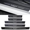Car Door Sill Protector Threshold Strip Carbon Fiber Stickers for Mazda SKYACTIV Logo MX5 CX30 2 3 MS 6 CX5 CX9 Atenza RX8 Bv3