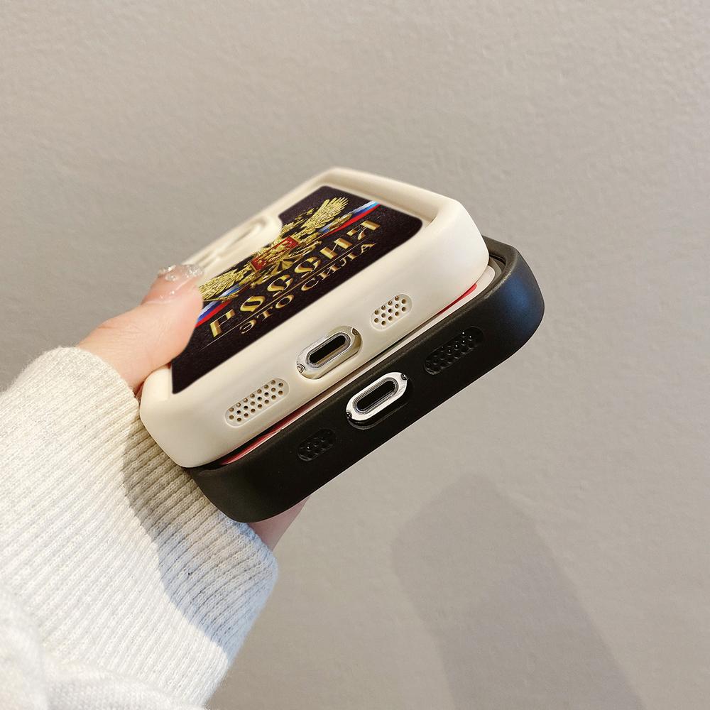 Ae96 Россия эмблема флаг дизайн арт защитные чехлы для телефонов для Xiaomi Poco X5 M6 Redmi Note 13 12 11 Pro 13C 12C A3 9 10 12S ангельские глазки задняя крышка из ТПУ