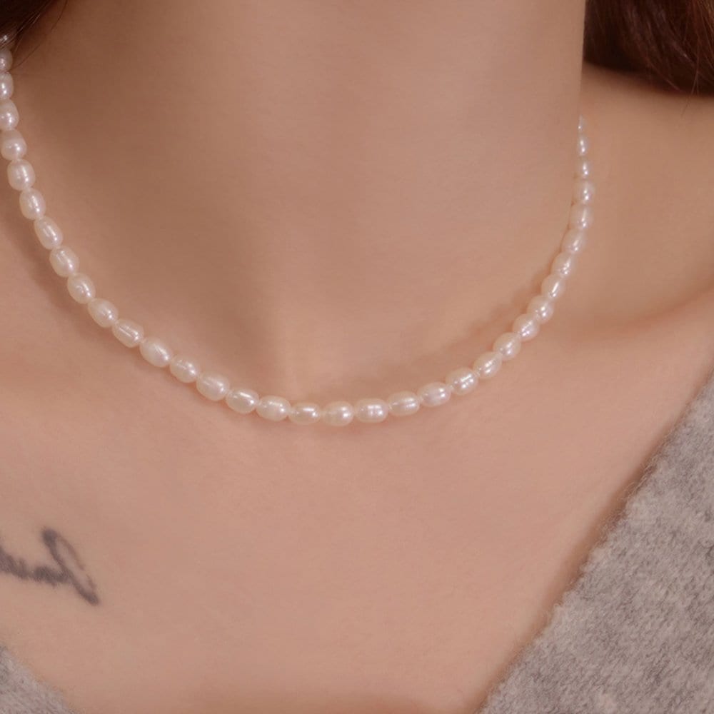 Sugar Pearl Freshwater Pearl Necklace W