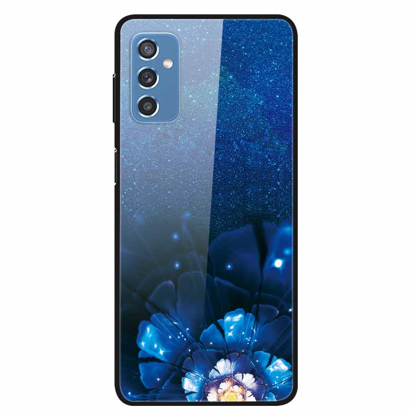 Для Samsung M52 5G Чехлы M23 5G M51 M02s Закаленное Стекло Жесткая Задняя Крышка Для Samsung Galaxy M23 5G Чехол для Телефона Fundas Capa M 52 5G