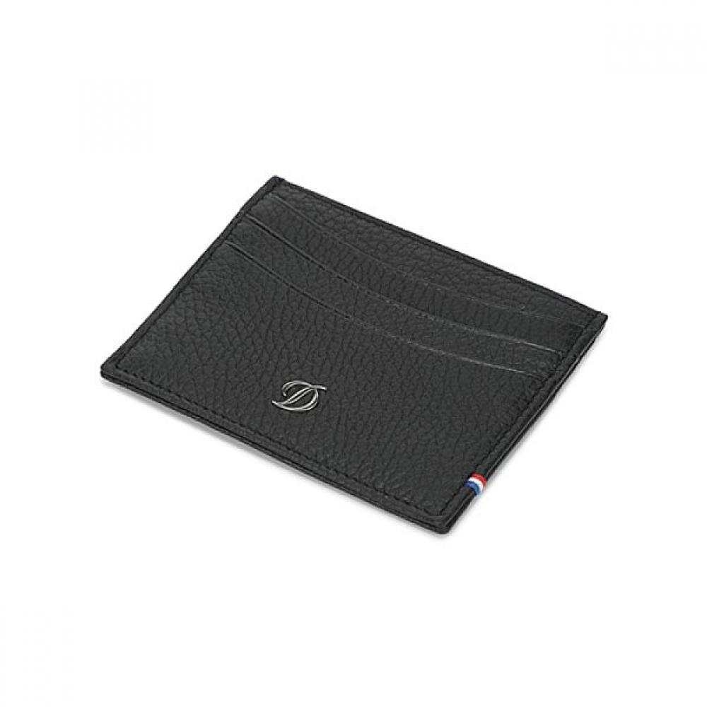 S.t. Dupont CreDit CarD HolDer Metal D Black Ci1sp683bk3