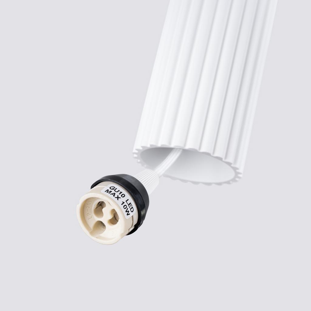 Carbon 1 white pendant lamp