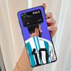 Чехол для телефона Poco X7 C71 X4 Pro M5s M7 M3 M4 Pro C40 C50 X3 NFC F3 F7 C75 X5 C51 C61 Мягкий чехол Звезды футбола Номера