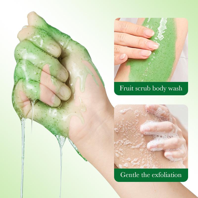 Фруктовый гель для душа 300 млSADOER Kiwi Body Scrub Body Wash