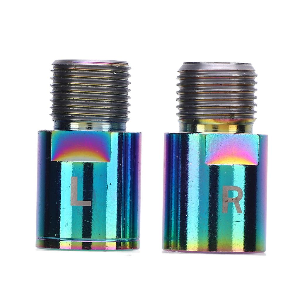 2 шт. Удлинитель оси педали велосипеда Титановый сплав Защитный Легкое использование Снижение трения Педаль велосипеда